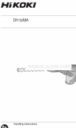 HIKOKI DH 52MA Manual de Instruções de Manuseamento