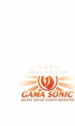 Gama Sonic GS-126 Buku Petunjuk