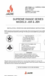 Jade JBR Series Kurulum ve Kullanım Kılavuzu