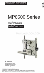 Corbin Russwin ASSA ABLOY Museo MP6600 Series Manual de instruções de instalação