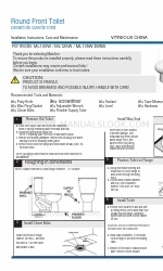 MAINLINE ML125W Installation Instructions Care And Maintenance