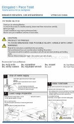 MAINLINE ML701E Installatie-instructies Verzorging en onderhoud