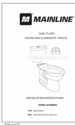 MAINLINE MLS10008 Manual de instrucciones de instalación