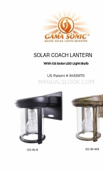 Gama Sonic SOLAR COACH LANTERN Handbuch