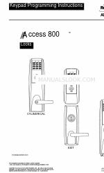 Corbin Russwin ASSA ABLOY Access M801, ASSA ABLOY Access M802 Інструкція з програмування