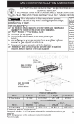 Frigidaire 318205454 (1302) Інструкція з монтажу Посібник з монтажу