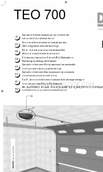 Dea TEO 700 Інструкції з експлуатації та попередження
