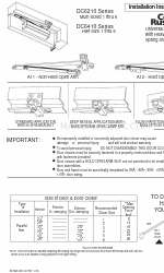 Corbin Russwin 615F60 Installation Instructions