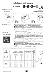 Corbin Russwin DC8210 Installation Instructions Manual