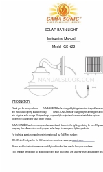 Gama Sonic GS-122 Інструкція з експлуатації