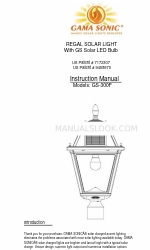 Gama Sonic GS-300F Manuale di istruzioni