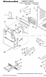 KitchenAid KBCS24RSSS01 Daftar Bagian
