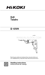 HIKOKI D 10VH Handling Instructies Handleiding