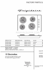 Frigidaire FEC30C4ACB パーツカタログ