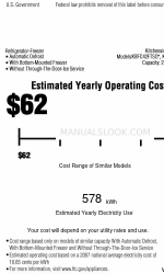 KitchenAid KBFC42FTSO Series Manual Energi