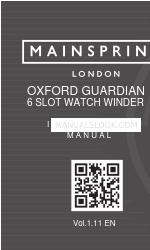 MAINSPRING OXFORD GUARDIAN Руководство по эксплуатации