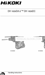 HIKOKI DH 1826DA Manual de Instruções de Manuseamento