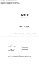 GAMADECOR Smile BPS1 Instrukcja montażu/instalacji