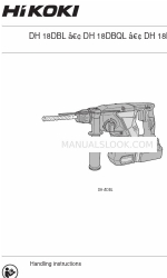 HIKOKI DH 18DBL Manuale di istruzioni per la movimentazione