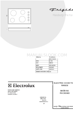 Frigidaire FEC30S6D Catálogo de piezas de fábrica