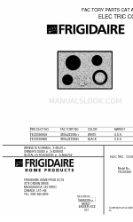 Frigidaire FEC30S6H Каталог заводських деталей