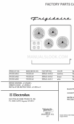 Frigidaire FEC32C4ACC Catálogo de peças