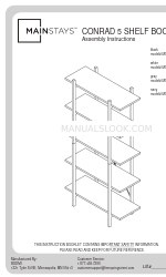 Mainstays CONRAD MS17-D4-1007-01 Manual Petunjuk Perakitan