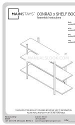 Mainstays CONRAD MS17-D4-1007-03 Инструкция по сборке Руководство