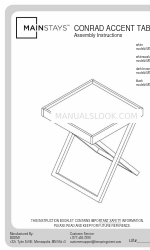 Mainstays CONRAD MS18-D1-1007-19 Manuale di istruzioni per il montaggio