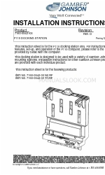 Gamber Johnson 7160-0542-00 Инструкции по установке