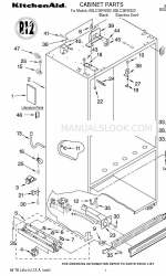 KitchenAid KBLC36FKB02 Parça Listesi