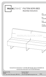 Mainstays FULTON MS16-D4-1007-22 Manual Petunjuk Perakitan