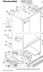 KitchenAid KBLC36FMS00 Daftar Bagian