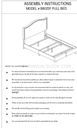 2K Furniture Designs B8025F 조립 지침