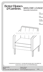 Mainstays MARLOWE BH38-084-099-24 조립 지침 매뉴얼