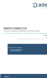 Adeunis RF BINDER CONNECTOR Manuale di avvio rapido