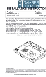 Gamber Johnson 7160-1265-00 Manuel d'instructions d'installation