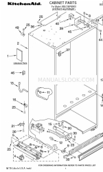 KitchenAid KBLO36FMX00 Daftar Bagian