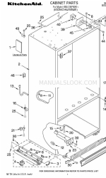 KitchenAid KBLO36FMX01 Daftar Bagian