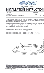 Gamber Johnson GETAC V110 Installatie-instructies