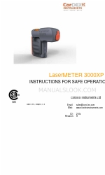 Cordex LaserMETER 3000XP Instructions For Safe Operation