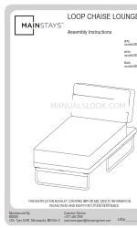 Mainstays MS17-D4-1007-12 Инструкция по сборке Руководство