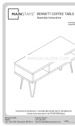 Mainstays MS18-D1-1007-16 Instrukcja montażu