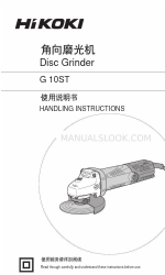 HIKOKI G 10ST Инструкция по обращению с предметами