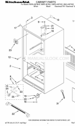 KitchenAid KBLS19KTSS2 Parça Listesi