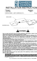 Gamber Johnson 7160-1028 Instructions d'installation