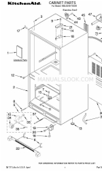 KitchenAid KBLS20ETSS00 Список деталей