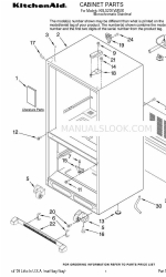 KitchenAid KBLS20EVMS00 Lista de piezas