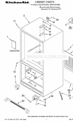 KitchenAid KBLS20EVMS5 Lista de piezas