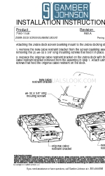 Gamber Johnson 7160-1146 Instrukcje instalacji